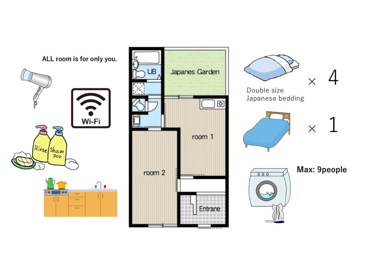 Vacation Rental Sora Kioto Zewnętrze zdjęcie